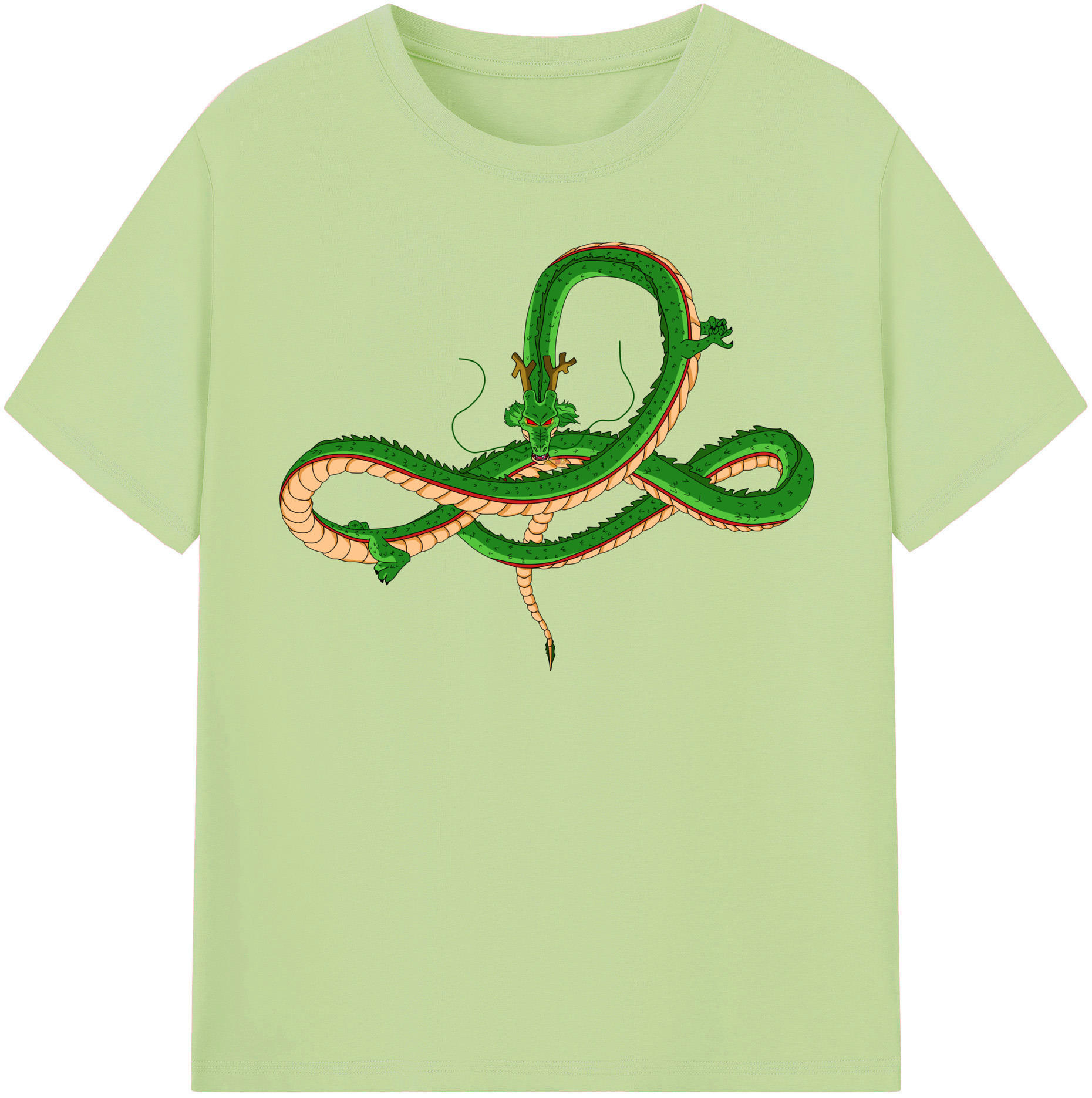（画像用） ドラゴンボール 神龍 シェンロン DRAGON BALL Shenron 綿100％半袖Tシャツ（フロントプリント）